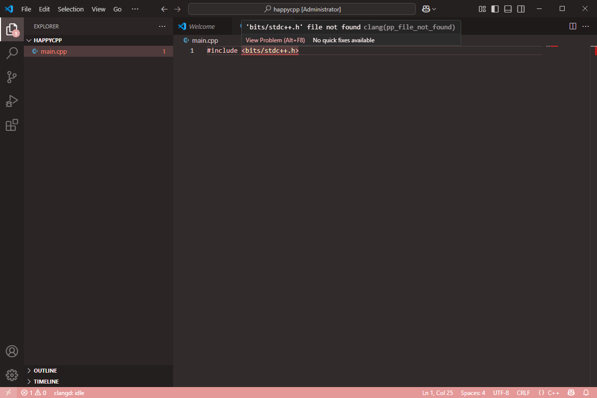 cannot find header